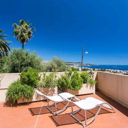 Relaxing Place With Wonderful View...Calme Avec Vue Magnifique Sur La Baie Des Anges, Mais En Campagne A 12 Minutes De La Promenade Des Anglais Ницца Экстерьер фото